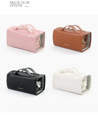 50% OFF Foldable Leather Waterproof Cosmetic Bag